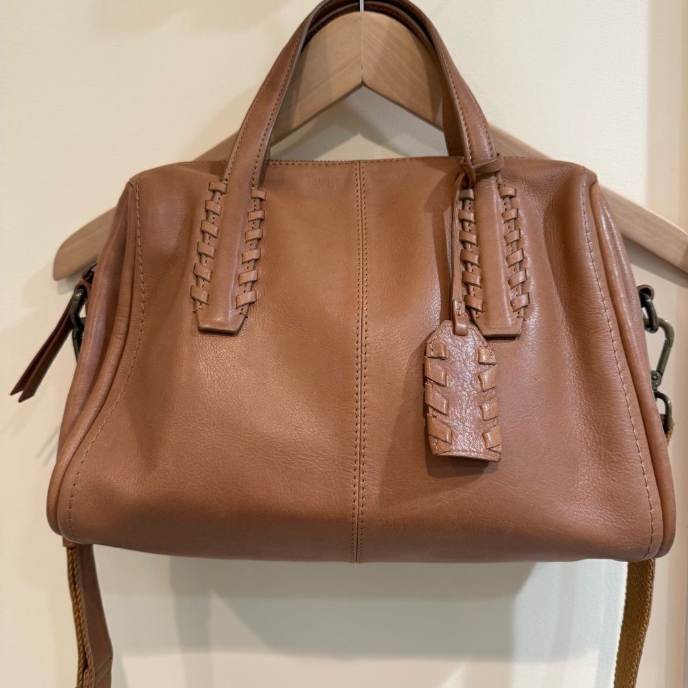 Lucky Brand Tan Leather Satchel